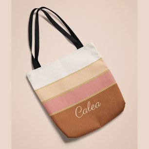 Personalisierte Name Tote Elegant Dusty Rose Gestr Tasche