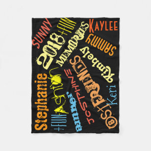Personalisierte Namen der Sonnenschein-Decken-8 Fleecedecke