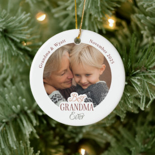 Personalisierte Namen Foto Beste Oma Aller Zeiten Keramik Ornament