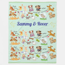 Personalisierte Namen für Sie oder Ihr Kind Fleecedecke