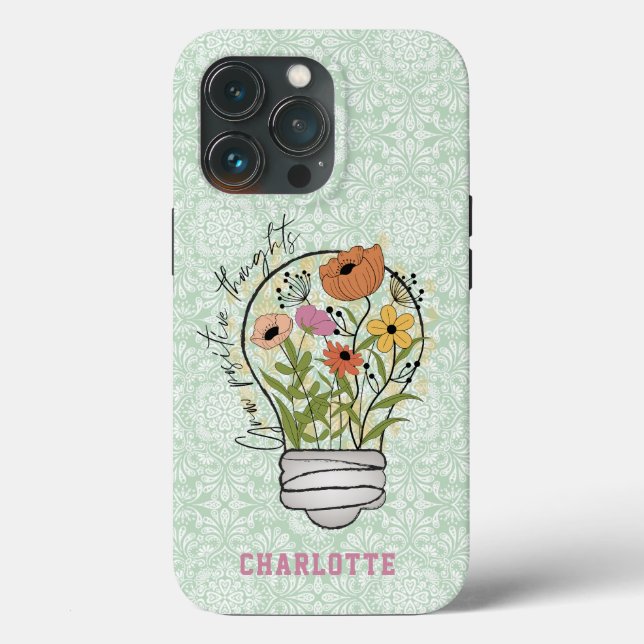 Personalisierte Namen Positive Gedanken Inspiratio Case-Mate iPhone Hülle (Rückseite)