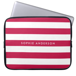 Personalisierte Namensauflösung Farbe und Weiße St Laptopschutzhülle