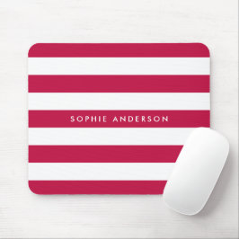 Personalisierte Namensauflösung Farbe und Weiße St Mousepad