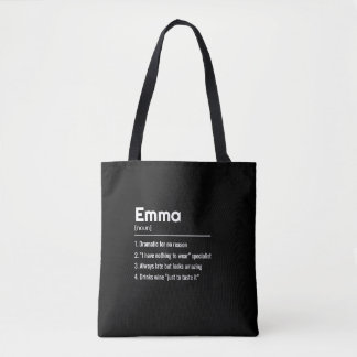 Personalisierte Namensbedeutung Tasche