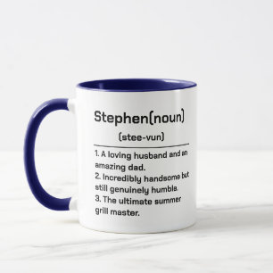 Personalisierte Namensdefinition Benutzerdefinie Tasse