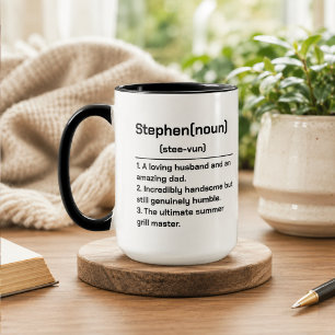 Personalisierte Namensdefinition Benutzerdefinie Tasse