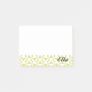 Personalisierte Namensfläche Pinwheels Post-it Klebezettel