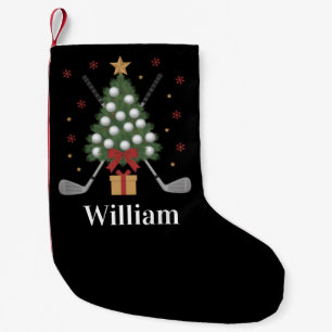 Personalisierte Namensgolfbaum-Ausrüstung Weihnach Kleiner Weihnachtsstrumpf