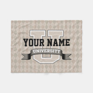 Personalisierte Namenshochschulcoole lustige Uni Fleecedecke