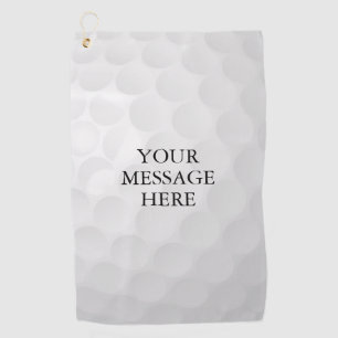 Personalisierte Namensnachricht Golfhandtuch