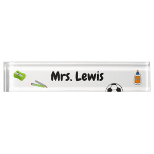 Personalisierte Namensschild für Lehrer   Custom Namensplakette