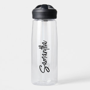 Personalisierte Namensschrift-Typografie Einfach Trinkflasche