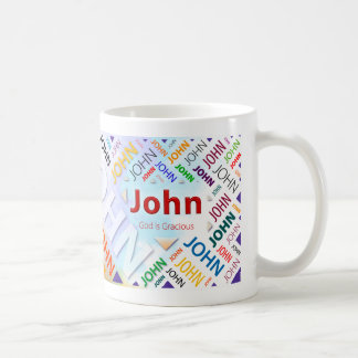 Personalisierte NamensTasse John Kaffeetasse