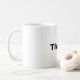 Personalisierte NamensTassen-Schale addieren Ihren Kaffeetasse (Mit Donut)