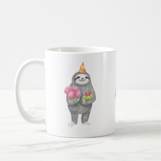 Personalisierte NamensTasseniedliche Kaffeetasse (Links)