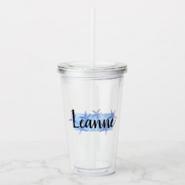 personalisierte Namenstrommel Acryltrinkbecher