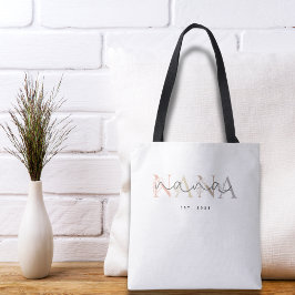 Personalisierte Nana Oma Florale Eleganz Tasche