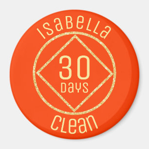 Personalisierte Narkotika Anonyme 30 Tage rein Magnet