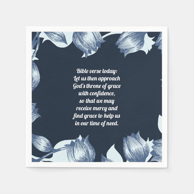 Personalisierte Naturkunst für serene Dekoration Serviette (Vorderseite)