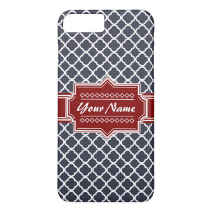 Personalisierte Navy und Red Quatrefoil title_seo2