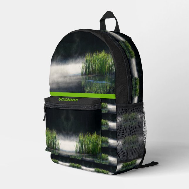 Personalisierte Nebelkatzen Bedruckter Rucksack (Rückseitige Ecke Rechts)