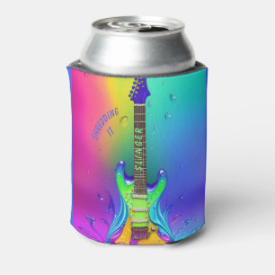 Personalisierte Neon-Gitarre, psychedelisch Dosenkühler