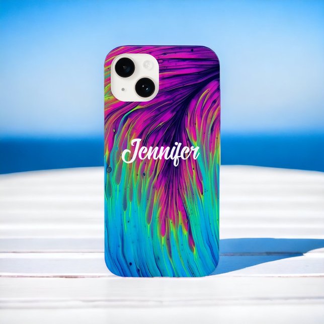 Personalisierte Neonfarben Case-Mate iPhone Hülle (Von Creator hochgeladen)