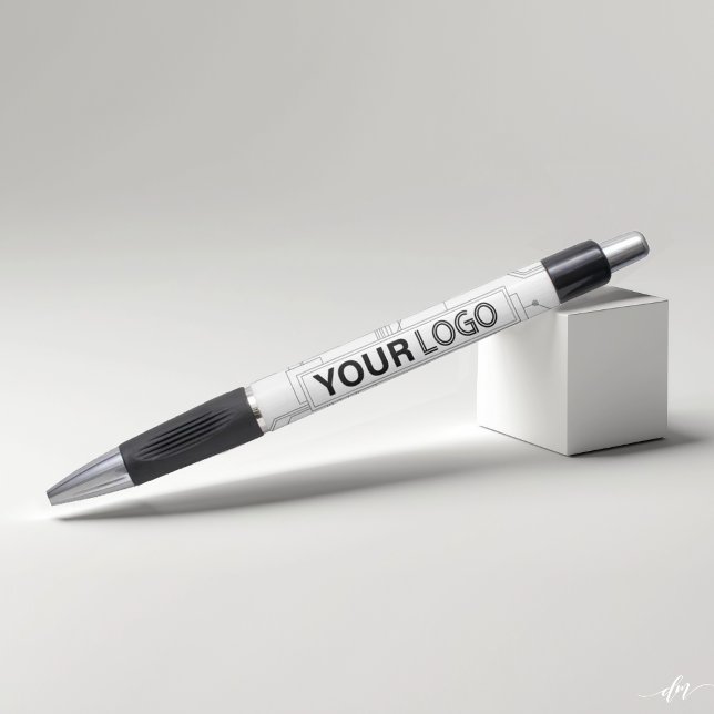 Personalisierte Networking-Stifte Kugelschreiber (Clean white custom tech pen—elevates brand visibility with a sleek, modern, professional look)
