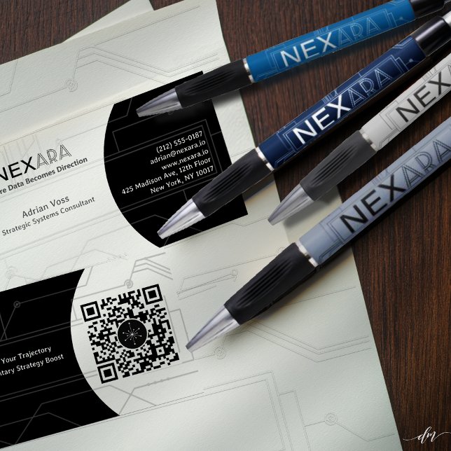 Personalisierte Networking-Stifte Kugelschreiber (Premium branded pens with matching cards, ideal for corporate events and networking kits)
