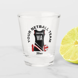 Personalisierte Netzwerkspielerprämie Schnapsglas