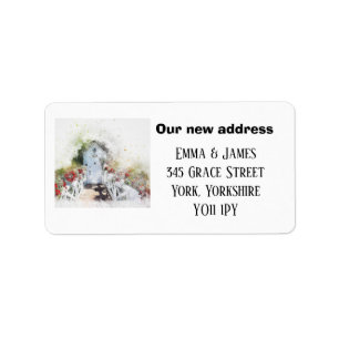 Personalisierte neue Adresse Wir haben Labels vers Adressaufkleber