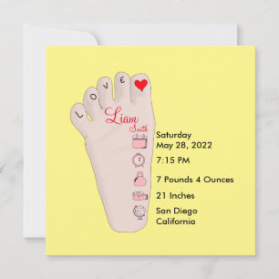 Personalisierte neue Babygeschenke - Geburtsstunde