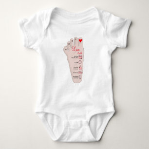 Personalisierte neue Babygeschenke - Geburtsstunde Baby Strampler
