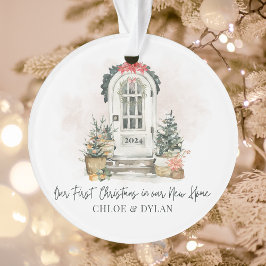 Personalisierte neue Zuhause Erste Weihnachtsakryl Ornament