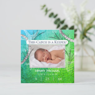 Personalisierte Neues Baby Angelkarten Ankündigung