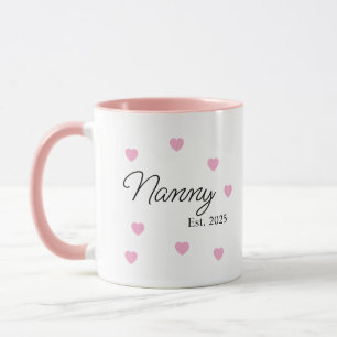 Personalisierte Neues-Baby-Ankündigung, Neue-Nanny Tasse