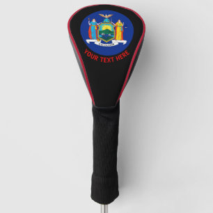 Personalisierte New Yorker Staatsflagge Golf Headcover