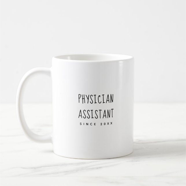 Personalisierte Niedliche Assistenzärztliche Tasse (Links)