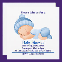 Personalisierte Niedliche Babydusche
