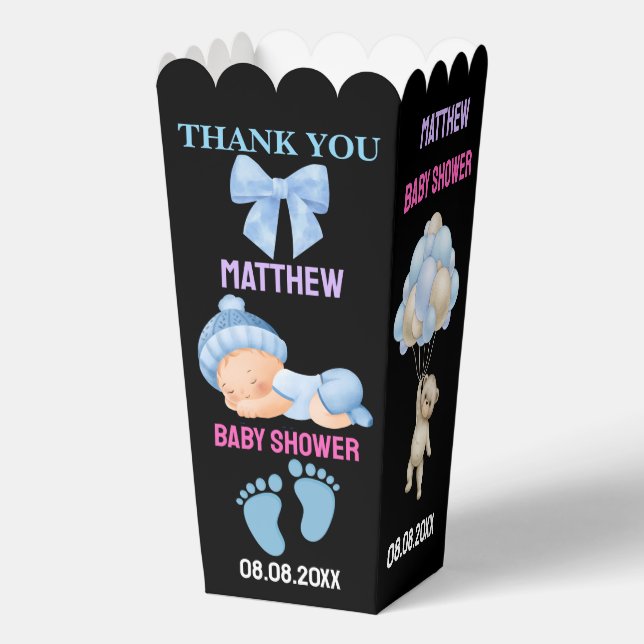 Personalisierte Niedliche Babydusche Gefälligkeits Geschenkschachtel (Vorderseite)