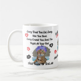 Personalisierte Niedliche Cat Tasse für Katzen Lie
