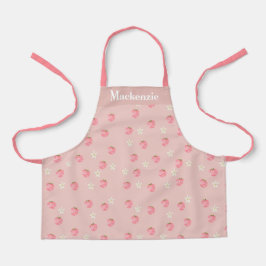 Personalisierte Niedliche Erdbeere Berry Sweet Kid Schürze