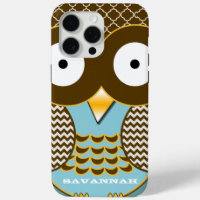 Personalisierte Niedliche Eule Maurische Tile und