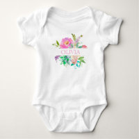 Personalisierte Niedliche Farbflora Rosa Rosa