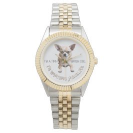 Personalisierte Niedliche Funny Chihuahua Beobacht Armbanduhr