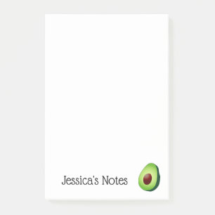 Personalisierte niedliche grüne Avocado Posten-it® Post-it Klebezettel
