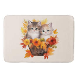 Personalisierte Niedliche Kätzchen Badematte