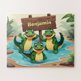 Personalisierte Niedliche Krokodile Kinder