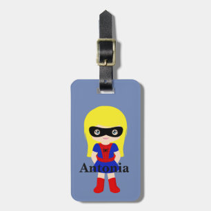 Personalisierte Niedliche Mini Spidergirl Kinder G Gepäckanhänger