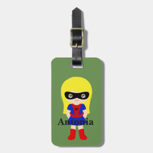 Personalisierte Niedliche Mini Spidergirl Kinder G Gepäckanhänger